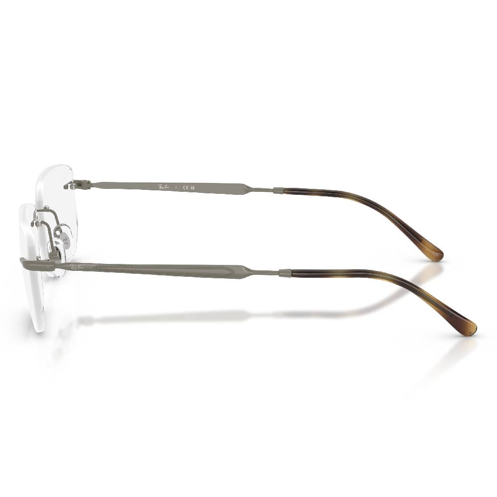 Gafas de Vista para Hombre Ray-Ban 3768V 3201 - metálicas color Gris