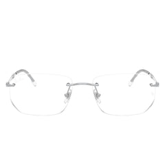 Gafas de Vista para Hombre Ray-Ban 3768V 2501 - metálicas color Plateado