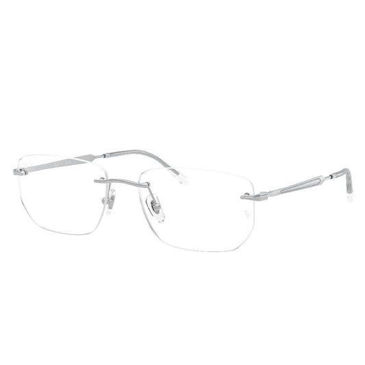 Gafas de Vista para Hombre Ray-Ban 3768V 2501 - metálicas color Plateado