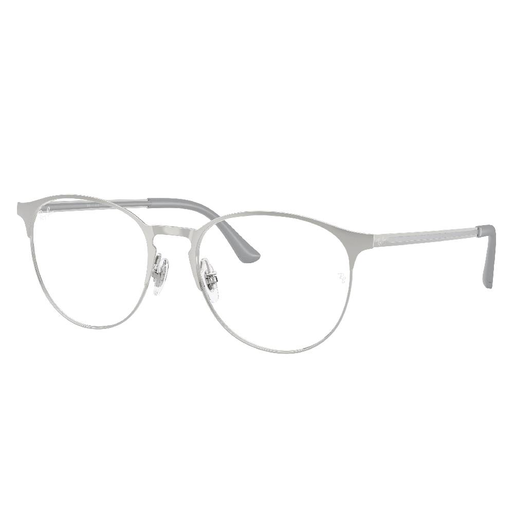 gafas-de-vista-para-hombre-ray-ban-6375-2501-metalicas-color-plateado