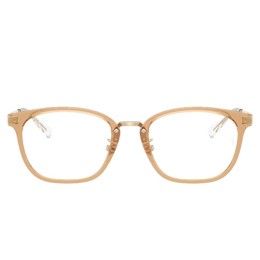 Gafas de Vista para Hombre Ray-Ban 7247D 8473 - metálicas color Café
