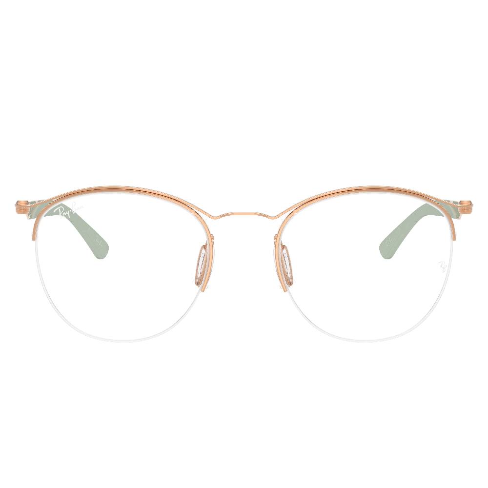 Gafas de Vista para Hombre Ray-Ban 7553 3217 - metálicas color Oro Rosado