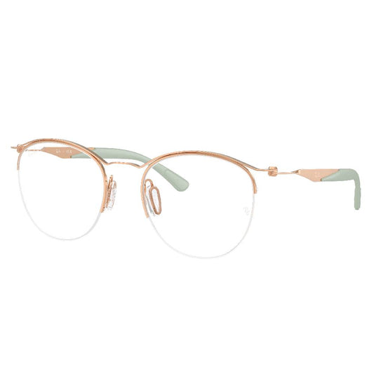 Gafas de Vista para Hombre Ray-Ban 7553 3217 - metálicas color Oro Rosado