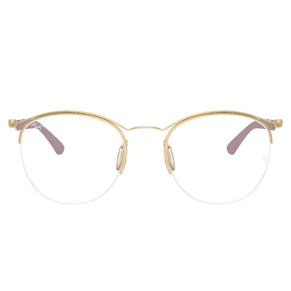 Gafas de Vista para Hombre Ray-Ban 7553 3218 - metálicas color Dorado
