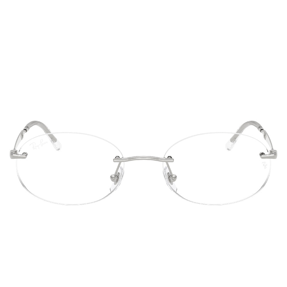 Gafas de Vista para Hombre Ray-Ban 3767V 2501 - metálicas color Plateado
