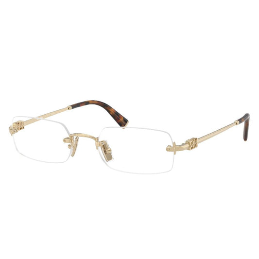 Gafas de Vista para Mujer Miu Miu 50YV ZVN1O1 - metálicas color Dorado