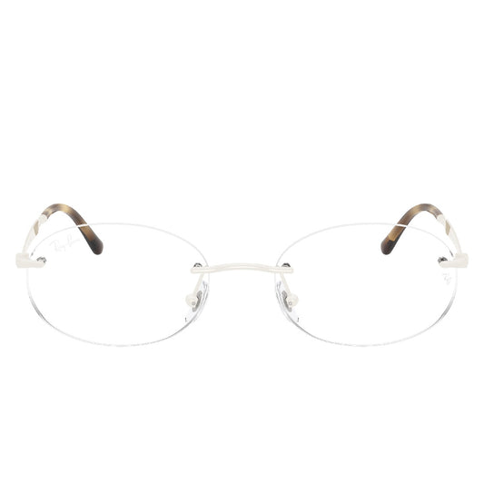 Gafas de Vista para Hombre Ray-Ban 3767V 3205 - metálicas color Blanco