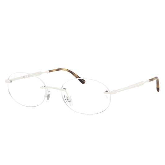 Gafas de Vista para Hombre Ray-Ban 3767V 3205 - metálicas color Blanco