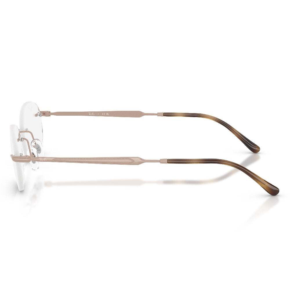Gafas de Vista para Hombre Ray-Ban 3767V 3207 - metálicas color Rosado