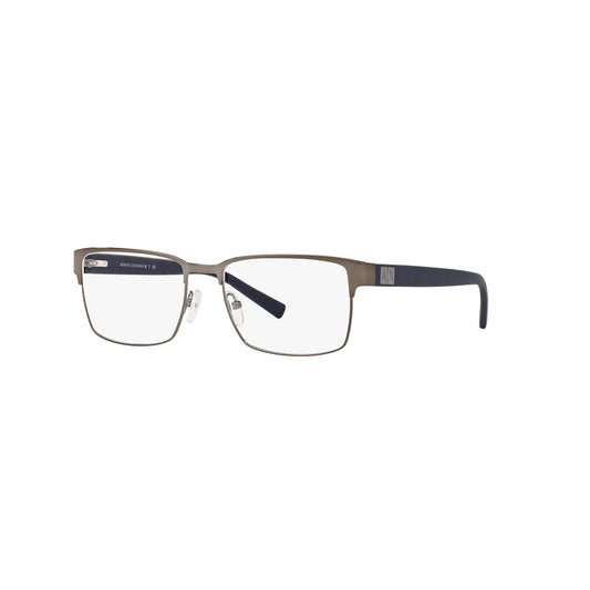 Gafas de vista para hombre Armani Exchange 1019L-Metalicas aro completo, color gris/azul