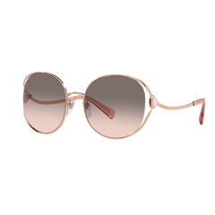 Gafas de sol para Mujer Bvlgari 6181B - Metálicas, montura en forma redonda, de color rosado.