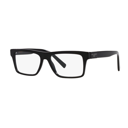 Gafas de Vista, Dolce & Gabbana 3368 para hombre, en acetato, forma de la montura rectangulares,  de color negro.