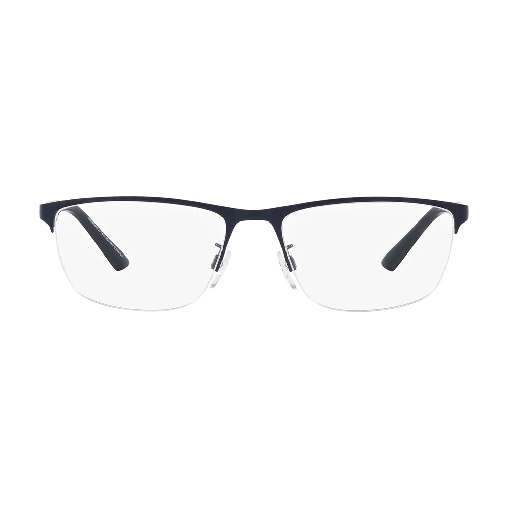 Gafas de Vista, Emporio Armani 1142 para hombre, metálicas, forma de la montura almohada, color azul.