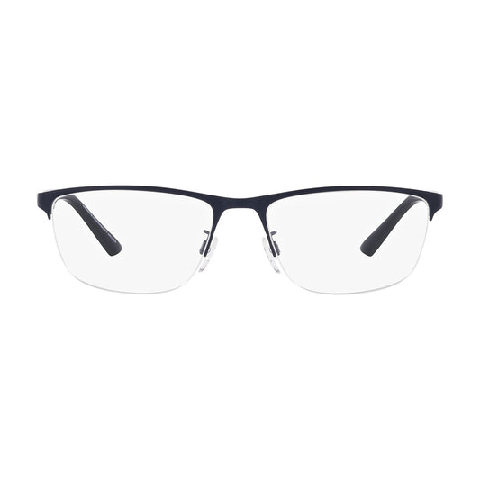 Gafas de Vista, Emporio Armani 1142 para hombre, metálicas, forma de la montura almohada, color azul.