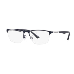 Gafas de Vista, Emporio Armani 1142 para hombre, metálicas, forma de la montura almohada, color azul.