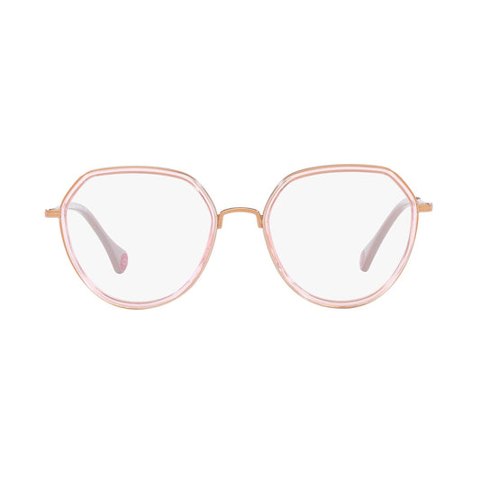 Gafas de Vista para Mujer Kipling 1120 - Metálicas, montura irregular aro completo, color oro rosado.