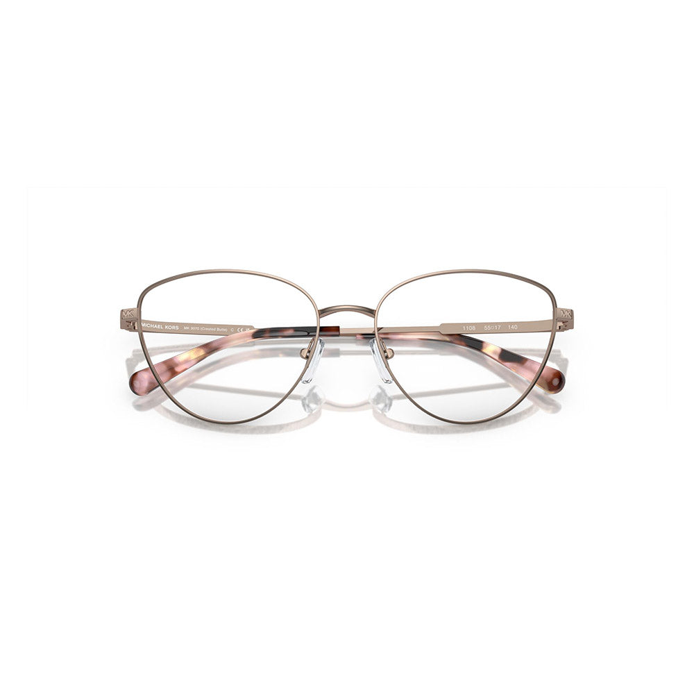 Gafas de Vista para mujer Michael Kors 3070 Crested Butte 1108 - Metálicas color Oro Rosado