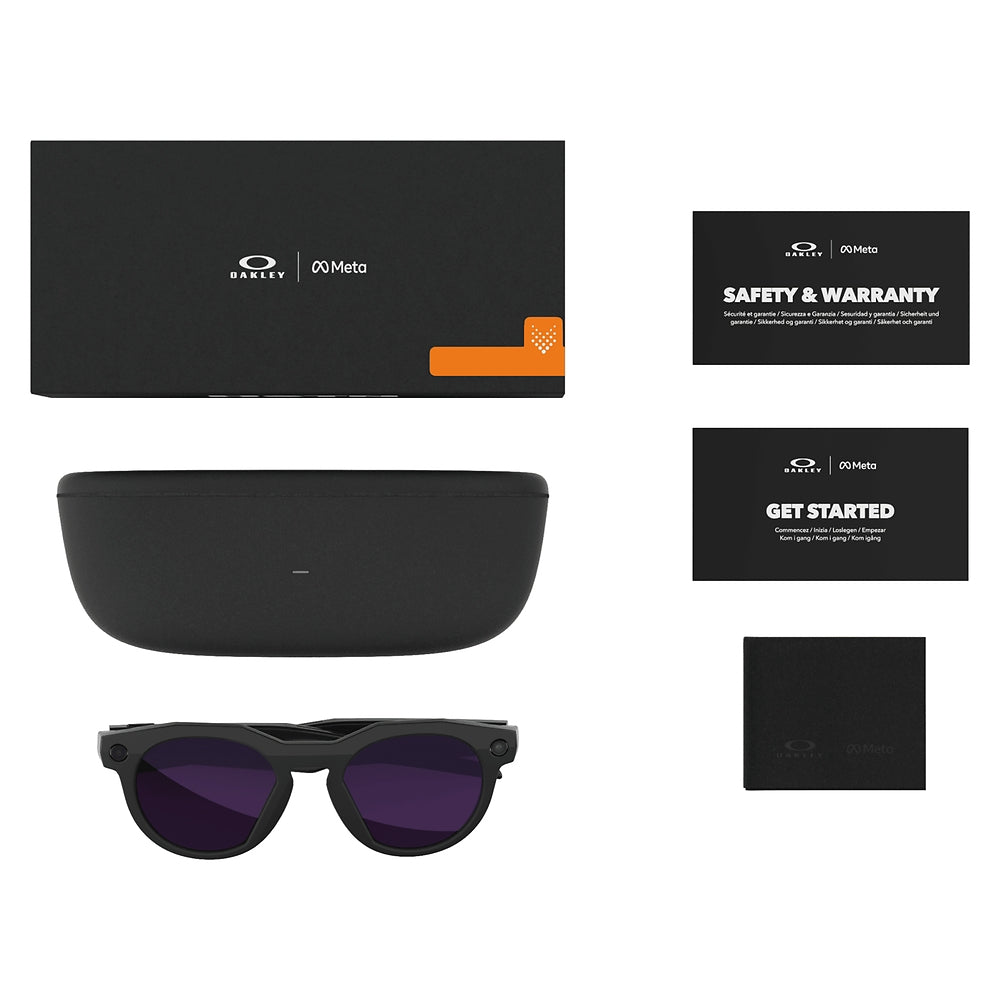 Gafas de vista Oakley Meta HSTN Unisex 800202 - en O MATTER™, color Negro