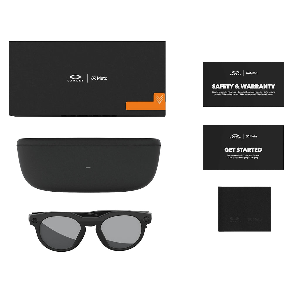 Gafas de vista Oakley Meta HSTN Unisex 800203 - en O MATTER™, color Negro