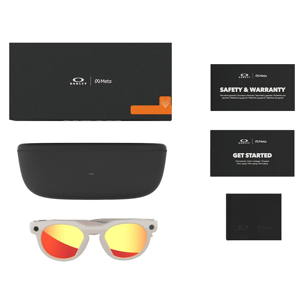 Gafas de vista Oakley Meta HSTN Unisex 800204 - en O MATTER™, color Blanco