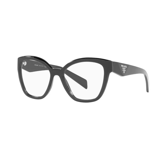 Gafas de Vista, Prada 20ZV para mujer, en acetato, forma de la montura irregulares, de color negro.