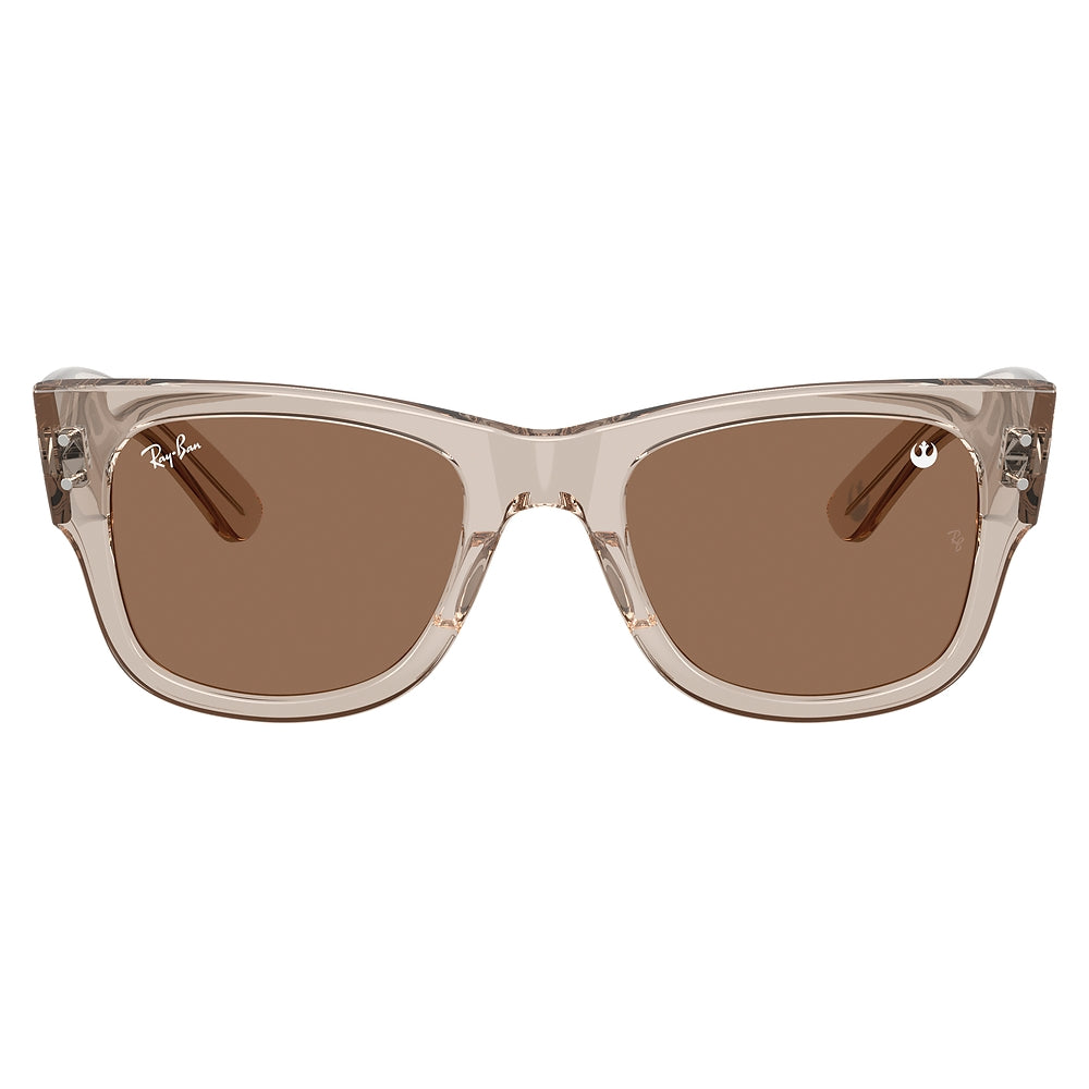 Gafas de Sol para Hombre Ray-Ban 0840S Mega Wayfarer 68701A - en acetato color Café