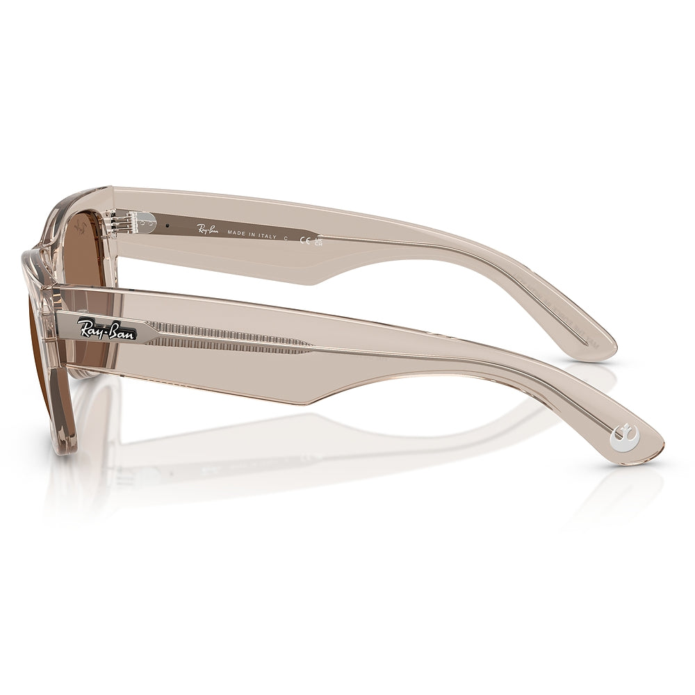 Gafas de Sol para Hombre Ray-Ban 0840S Mega Wayfarer 68701A - en acetato color Café