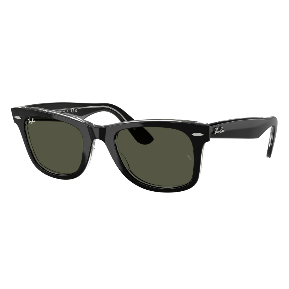 Gafas de Sol para Hombre Ray-Ban 2140 Wayfarer 129431 - en acetato color Negro