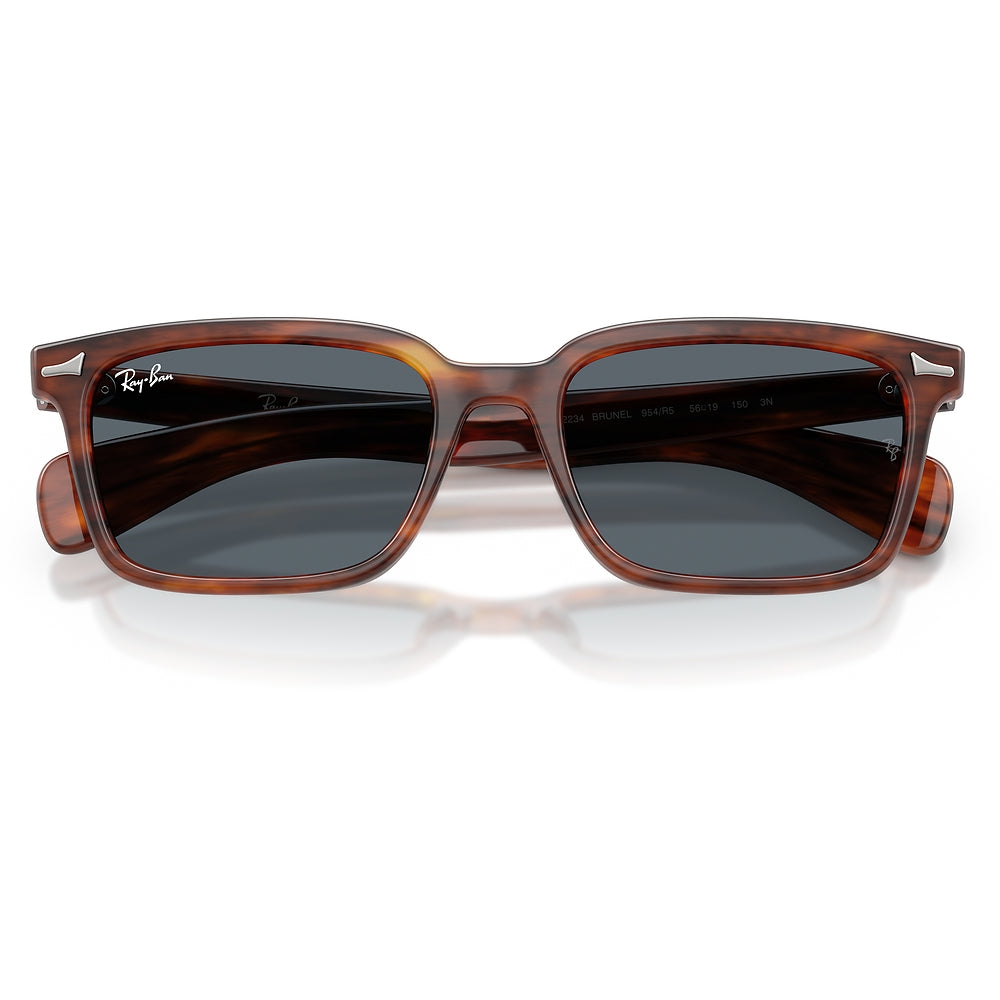 Gafas de Sol para Unisex Ray-Ban Brunel 2234 954/R5 - Acetato color Café