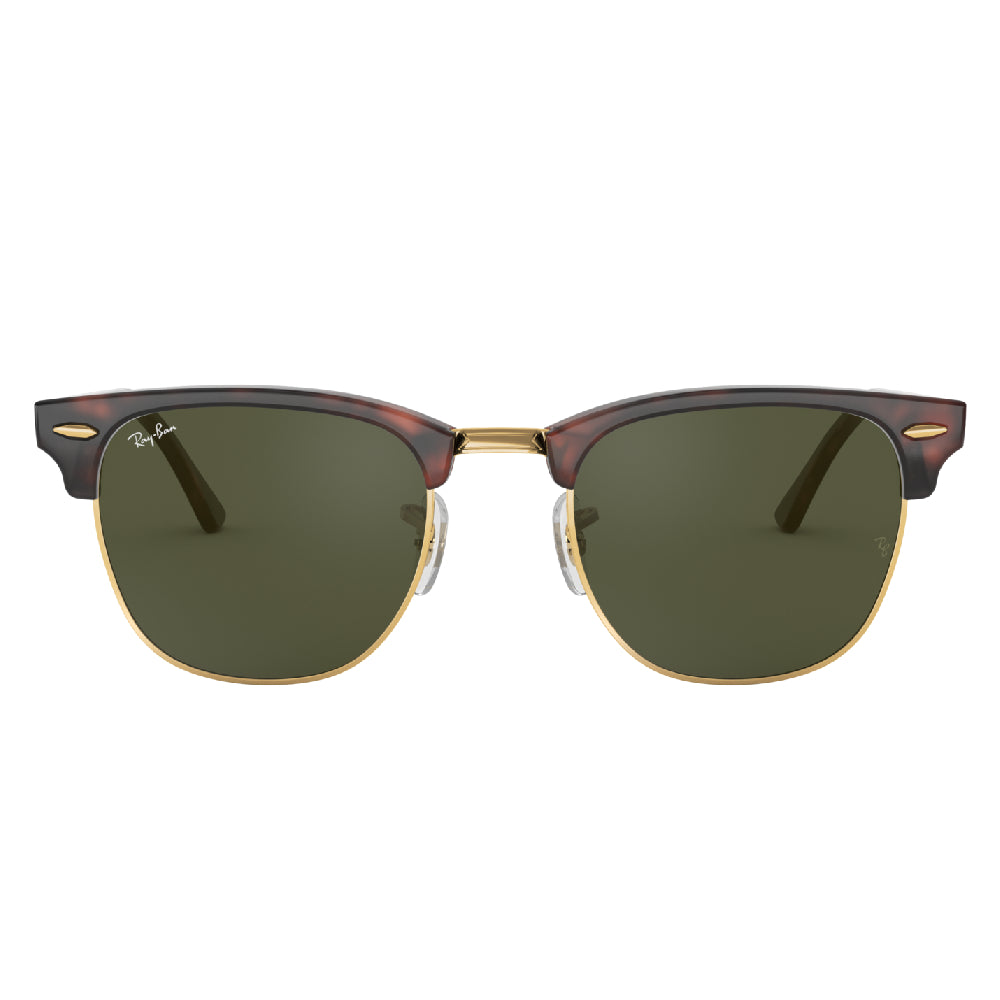Gafas de Sol para Hombre Ray-Ban 3016 Clubmaster W0366 - cuadradas color Café