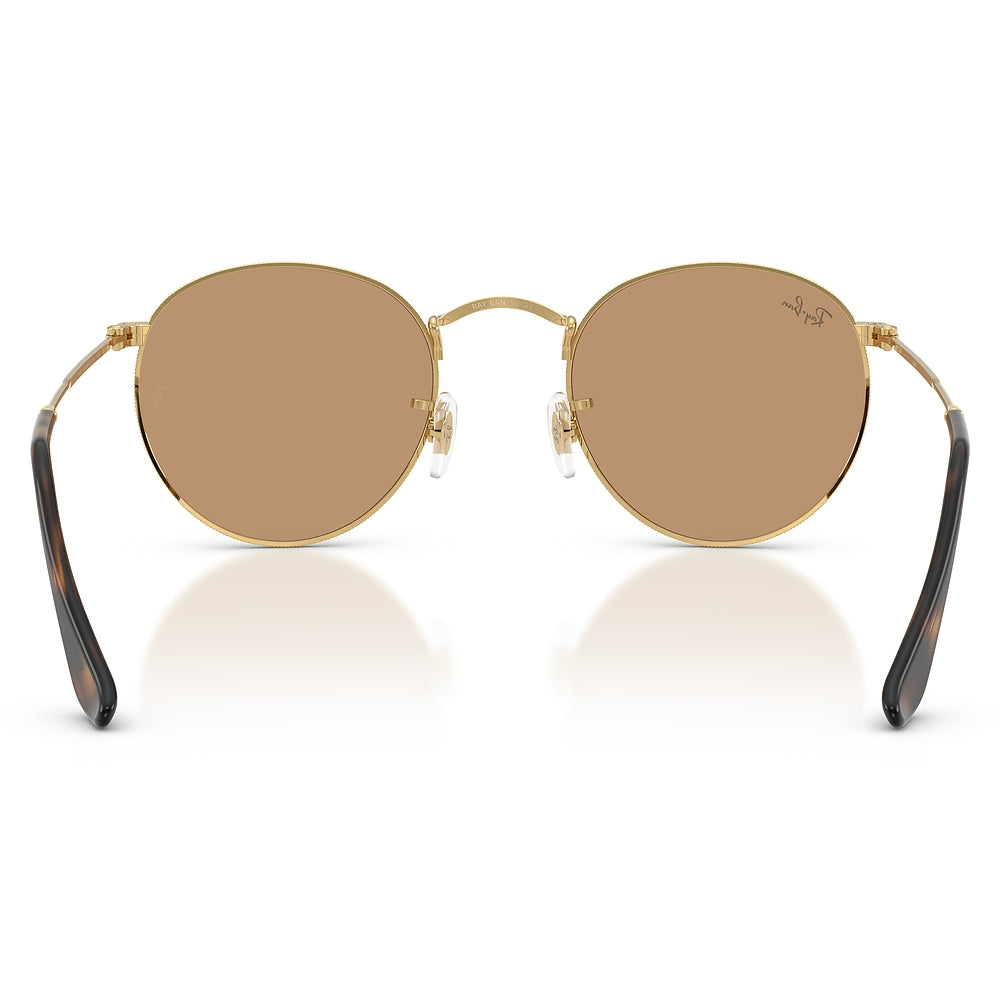 Gafas de Sol para Hombre Ray-Ban Round metal 3447 001/53 - Metálicas color Dorado
