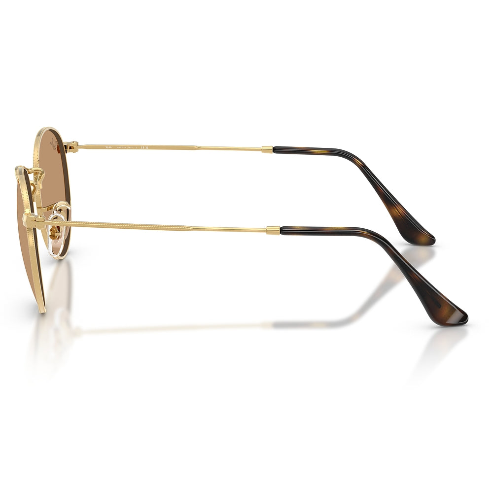 Gafas de Sol para Hombre Ray-Ban Round metal 3447 001/53 - Metálicas color Dorado