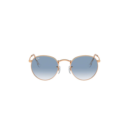 Gafas de Sol para Hombre Ray-Ban 3447 Round Metal 92023F - Metálicas color Oro Rosado