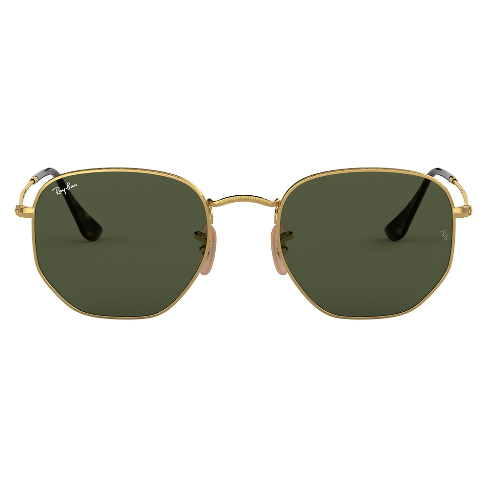 Gafas de Sol para Hombre Ray-Ban 3548NL Hexagonal 001 - metálicas color Dorado