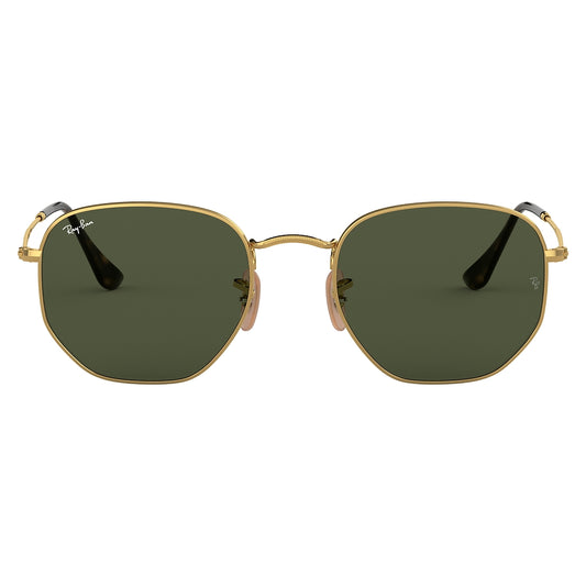Gafas de Sol para Hombre Ray-Ban 3548NL Hexagonal 001 - metálicas color Dorado