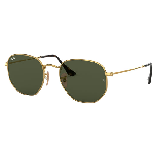 Gafas de Sol para Hombre Ray-Ban 3548NL Hexagonal 001 - metálicas color Dorado