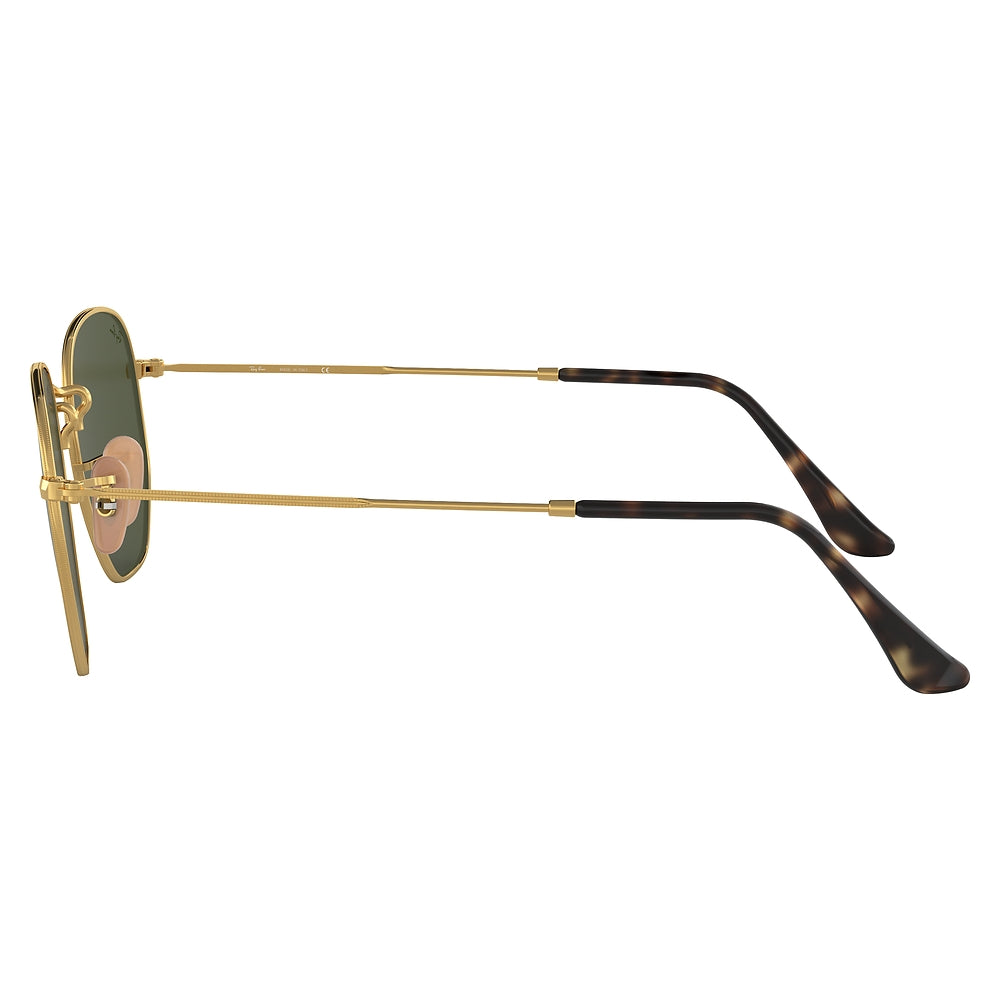 Gafas de Sol para Hombre Ray-Ban 3548NL Hexagonal 001 - metálicas color Dorado