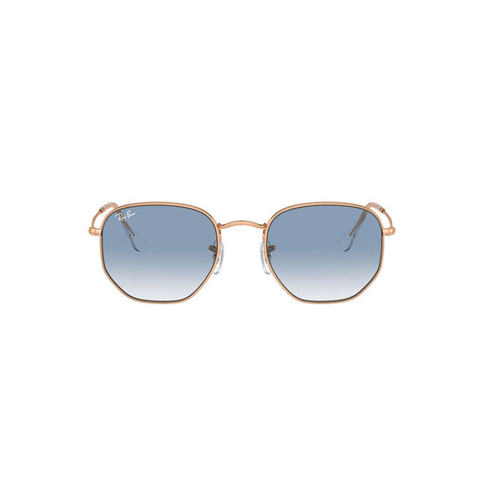 Gafas de Sol para Hombre Ray-Ban 3548 Hexagonal 92023F - Metálicas color Oro Rosado