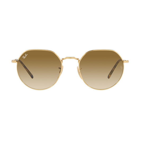 Gafas de Sol para Hombre Ray-Ban 3565 - Metálicas, Aro completo, color Dorado, Lente Café