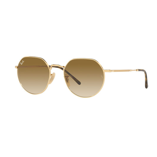 Gafas de Sol para Hombre Ray-Ban 3565 - Metálicas, Aro completo, color Dorado, Lente Café