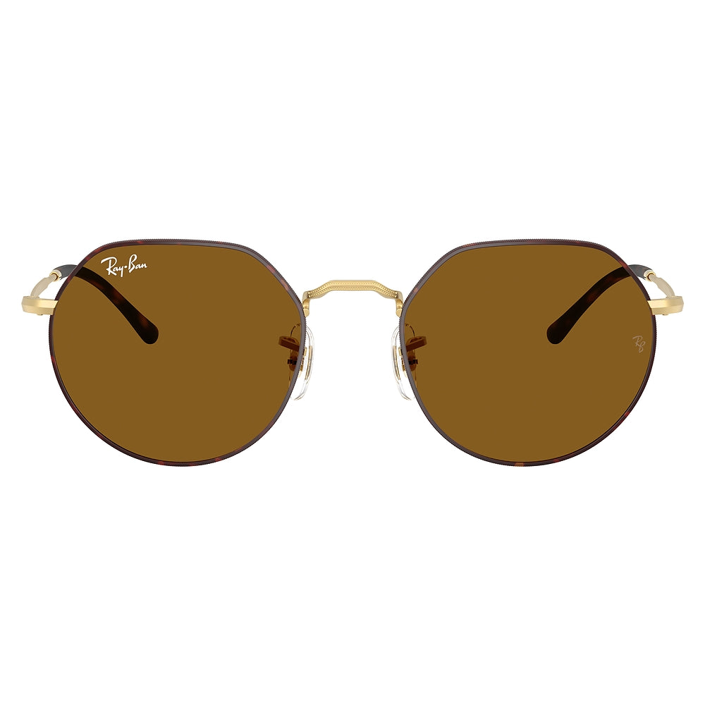 Gafas de Sol para Hombre Ray-Ban 3565 Jack 927533 - metálicas color Dorado/café