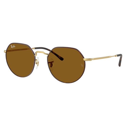 Gafas de Sol para Hombre Ray-Ban 3565 Jack 927533 - metálicas color Dorado/café