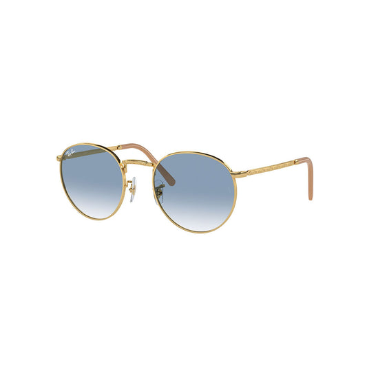 Gafas de Sol para Hombre Ray-Ban 3637 New Round 001/3F - Metálicas color Dorado