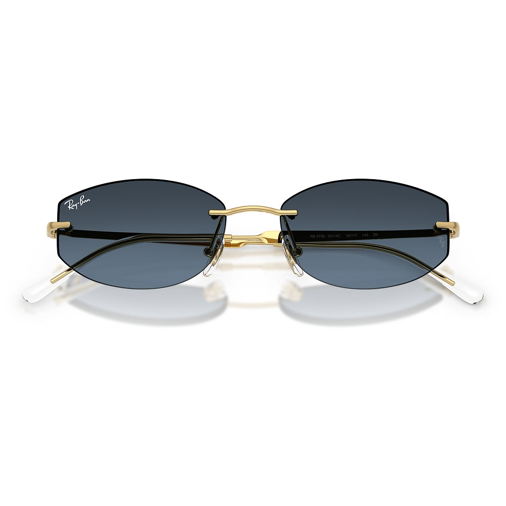 Gafas de Sol para Unisex Ray-Ban 3792 001/4C - Metálicas color Dorado