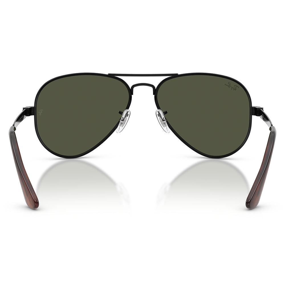 Gafas de Sol para Unisex Ray-Ban Aviator max 3925 002/31 - Metálicas color Negro