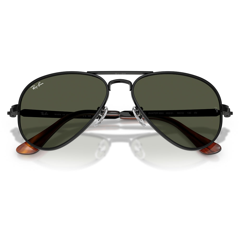 Gafas de Sol para Unisex Ray-Ban Aviator max 3925 002/31 - Metálicas color Negro