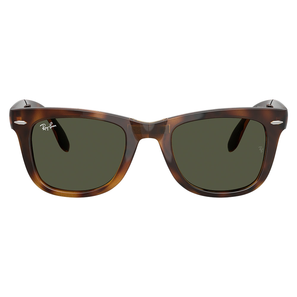 Gafas de Sol para Hombre Ray-Ban 4105 Folding Wayfarer 710/31 - nylon color Café