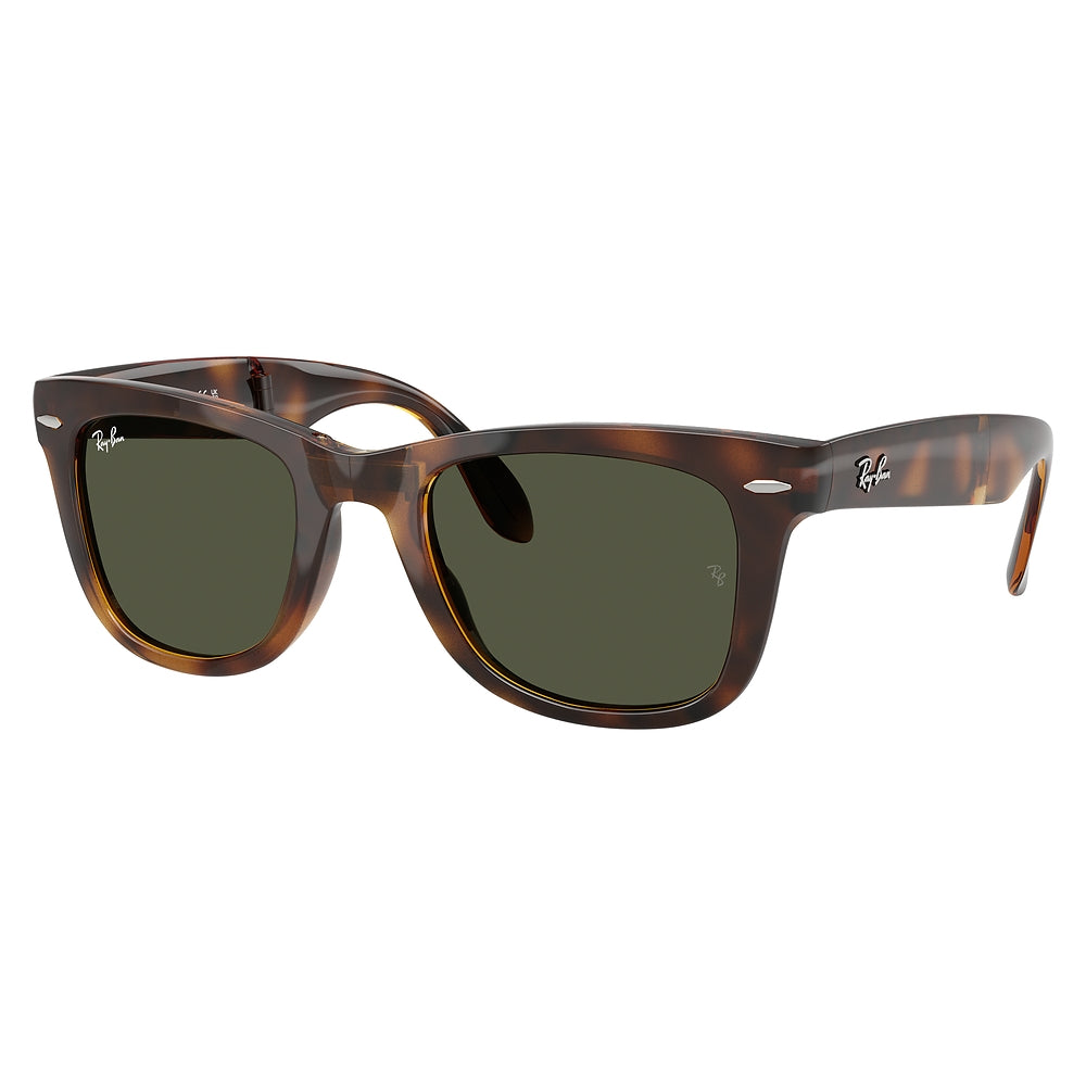 Gafas de Sol para Hombre Ray-Ban 4105 Folding Wayfarer 710/31 - nylon color Café
