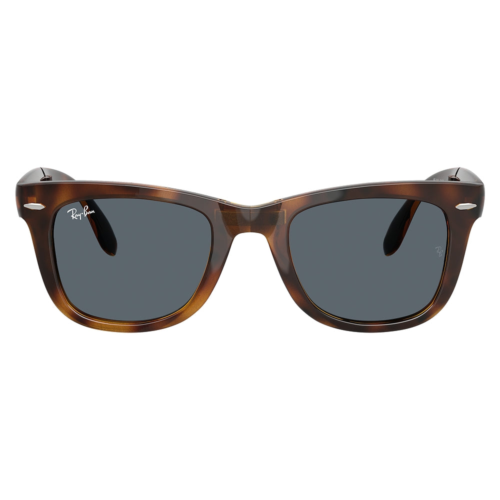 Gafas de Sol para Hombre Ray-Ban 4105 Folding Wayfarer 710/R5 - nylon color Café