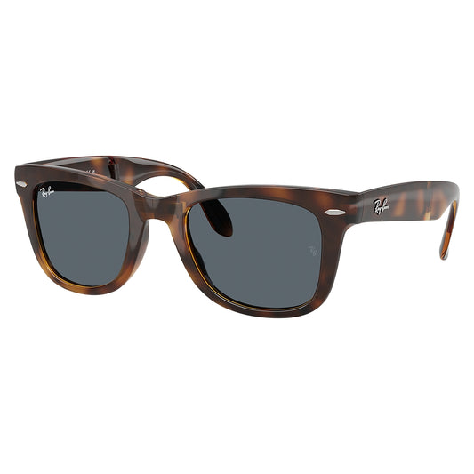 Gafas de Sol para Hombre Ray-Ban 4105 Folding Wayfarer 710/R5 - nylon color Café